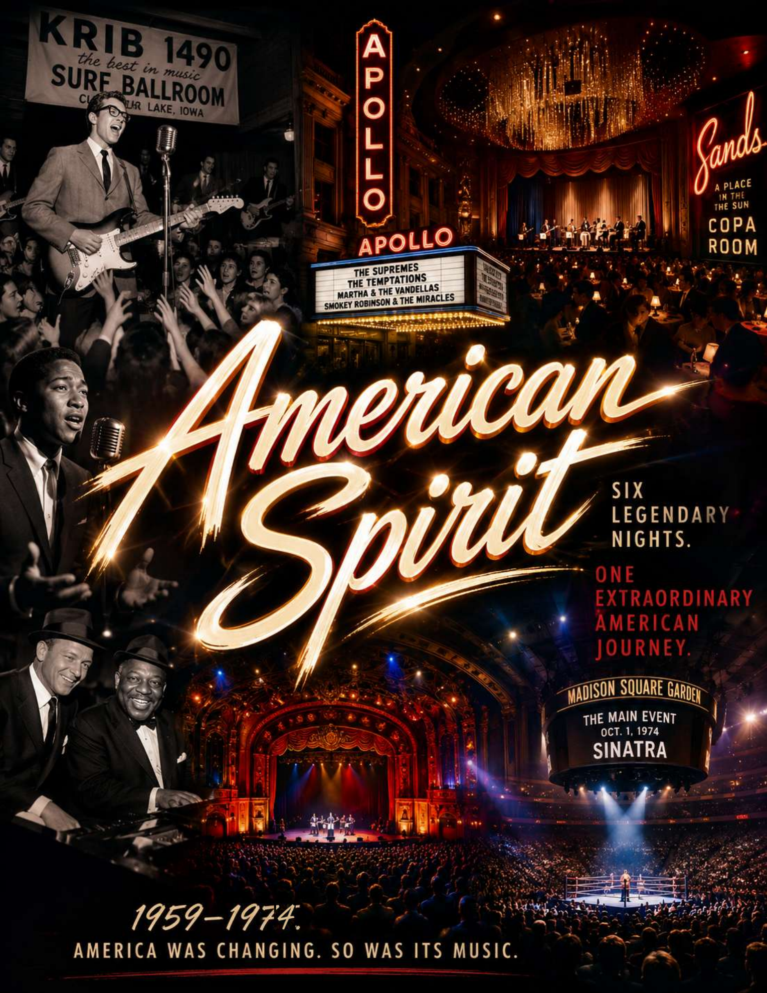 American Spirit — six legendary nights, one extraordinary American journey, 1959–1974